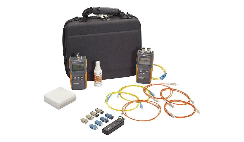 Black Box FOQTK-SM-DL Optical Test Kit, Data Logging Meter, Quad Source, VFL