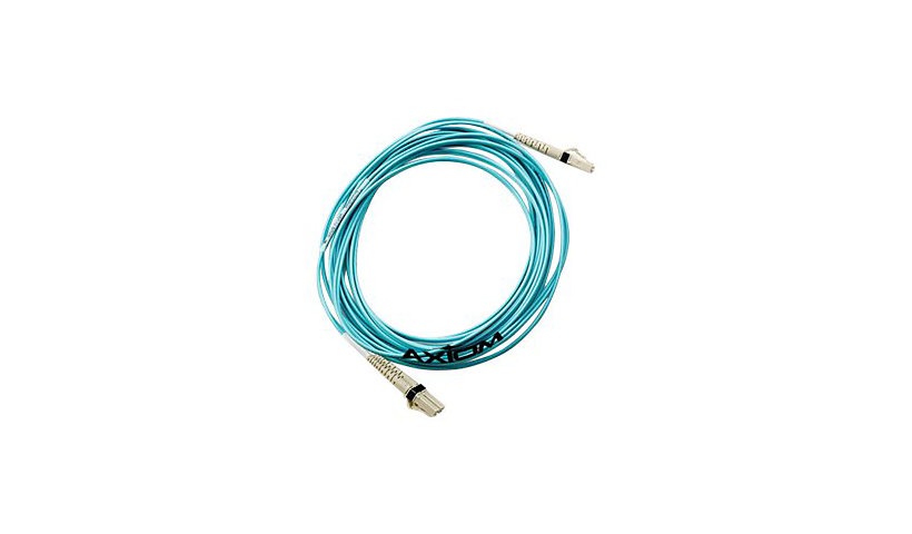 Axiom SCSC10GA-1M-AX 1m (3.3ft) SC to SC OM3 Multimode Duplex Fiber Optic Cable, 50/125, Aqua