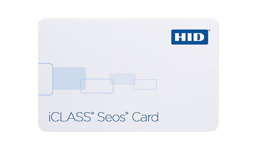 HID iCLASS Seos 8K Smart Card 13.56 MHz AES SIO White 5006PGGMN