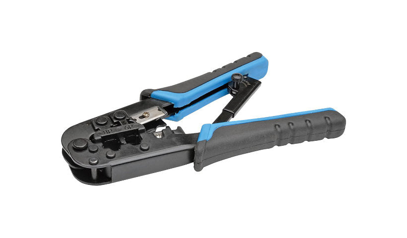Tripp Lite T100-001 RJ11/RJ12/RJ45 Crimping Tool with Cable Stripper