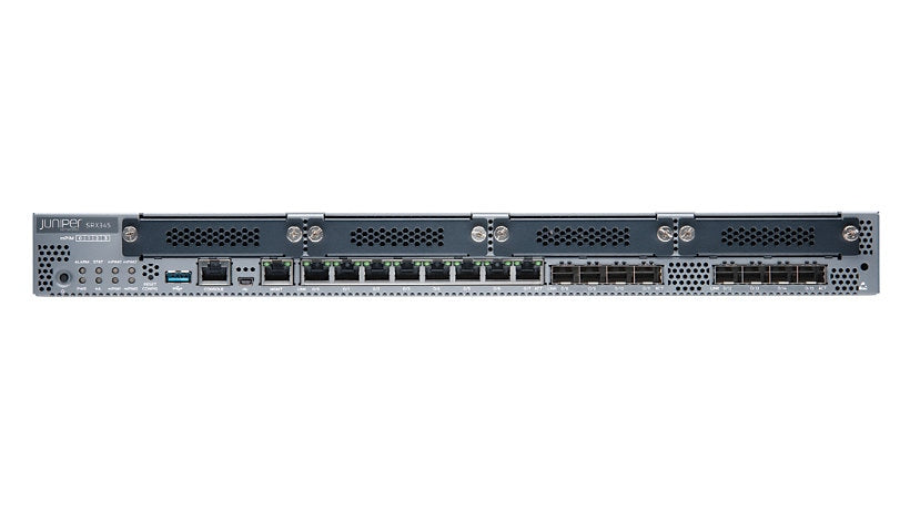 Juniper SRX345 Services Gateway, 1U, Hardware Only, JSB/JSE Required