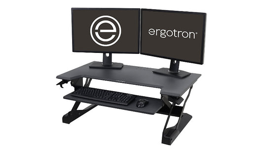 Ergotron WorkFit-TL Sit-Stand Desktop, TAA, USA Assembled, 33-418-085