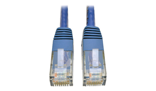 Tripp Lite N200-100-BL Cat6 Molded UTP Ethernet Patch Cable 100 ft Blue