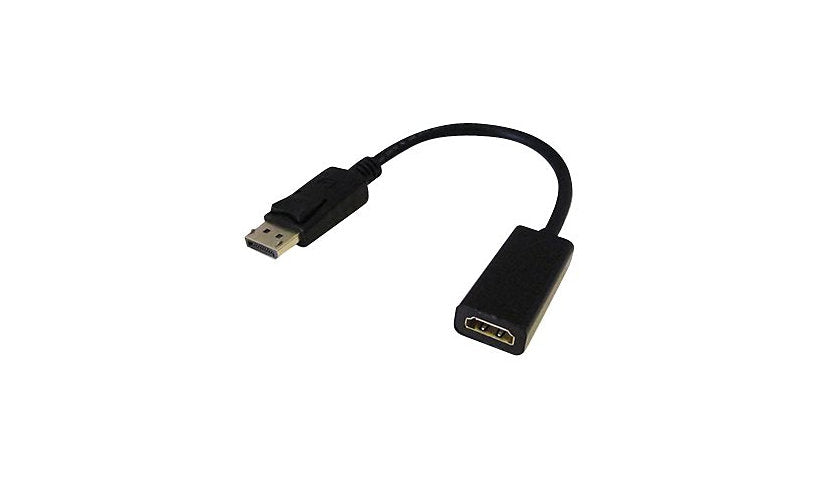 Total Micro Link DisplayPort Male to HDMI Female Video Adapter, 10 in