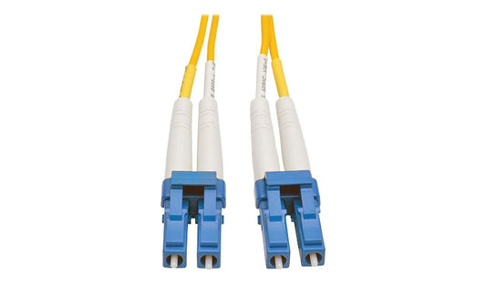 Tripp Lite (Eaton) N370-06M 6m (19.7ft) LC to LC Single Mode Duplex Fiber Patch Cable, 9/125, PVC, OFNR, Yellow