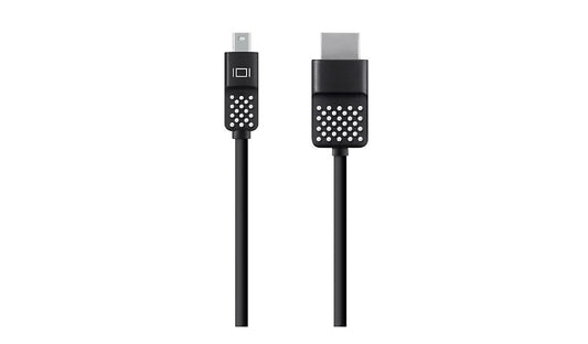 Belkin Mini DisplayPort to HDMI Cable, 4K 30Hz, Male/Male, Black, 12 ft