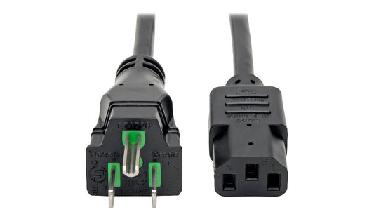 Tripp Lite P006-015-HG10 NEMA 5-15P to C13 Hospital-Grade Power Cord 15 ft 10A