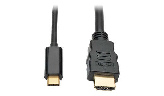Tripp Lite Active USB-C to HDMI Cable, 4K 30Hz, DP Alt Mode, M/M, Black, 16 ft