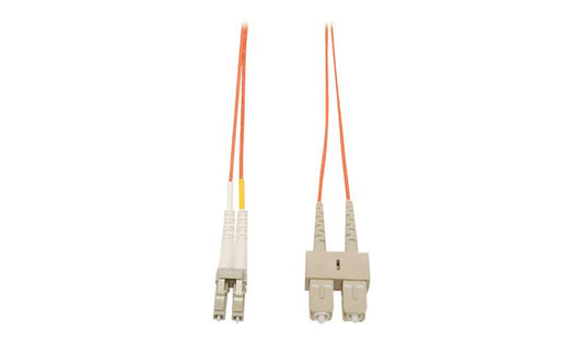 Eaton Tripp Lite 1m (3ft) LC to SC Multimode Duplex Fiber Patch Cable, 62.5/125, PVC, N316-01M