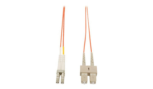 Eaton Tripp Lite 3m (10ft) LC to SC Multimode Duplex Fiber Patch Cable, 62.5/125, PVC, N316-03M