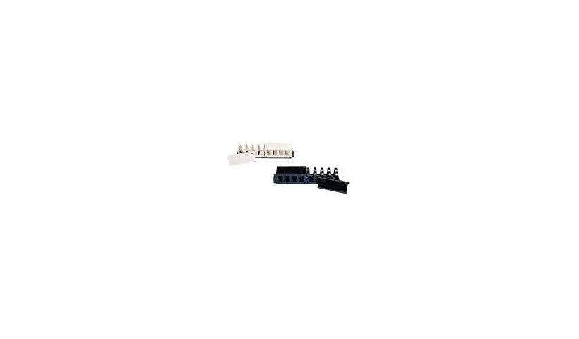 Siemon S110-RWM2-01 S110 1U Cable Management Panel 19 in with Cover