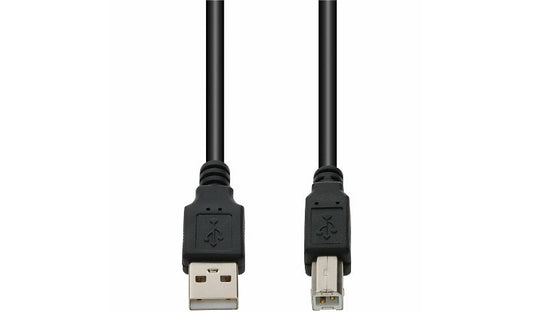 Proline USB 2.0 A to B Printer Cable, Male/Male, 480 Mbps, Black, 6 ft