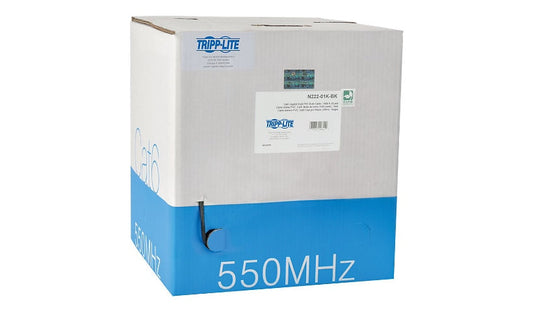 Tripp Lite N222-01K-BK Cat6 Solid Bulk Cable 1000 ft 550 MHz CMR PVC TAA