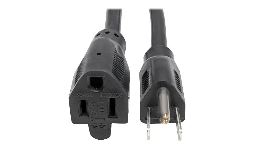 Tripp Lite P024-015 NEMA 5-15P to NEMA 5-15R Power Extension Cord 15 ft 15A 120V