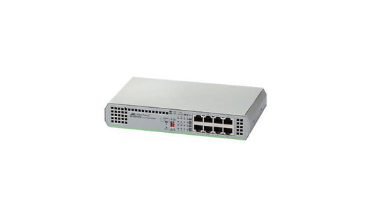 Allied Telesis AT-GS910/8-10 8-Port Gigabit Unmanaged Switch, Fanless