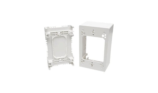 Tripp Lite N080-SMB1-WH Single-Gang Surface-Mount Junction Box 2 in Deep White