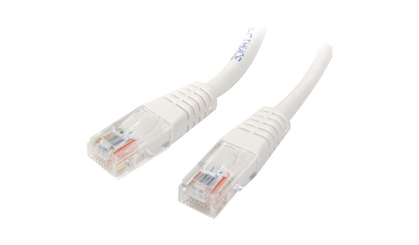 StarTech.com M45PATCH1WH Cat5e Molded UTP Ethernet Patch Cable 1 ft White