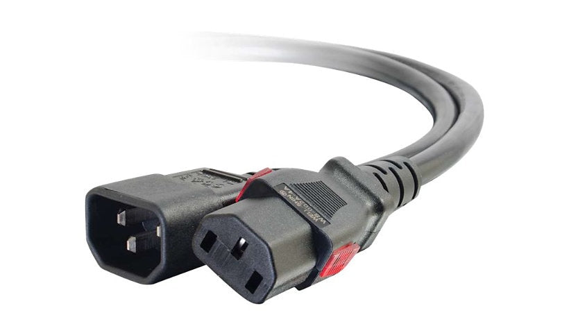 C2G 10360 C14 to Locking C13 PDU Extension Power Cord 6 ft 10A Lifetime Warranty