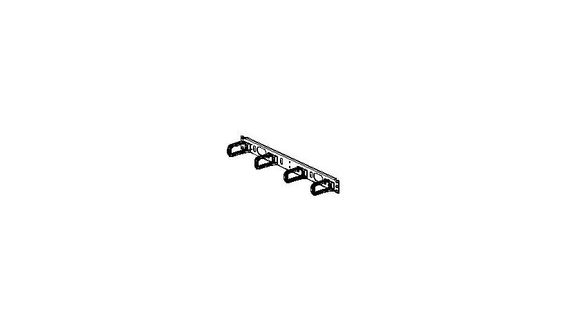 Panduit CMPHF1 Open-Access Horizontal Cable Manager 19 in 1U D-Ring