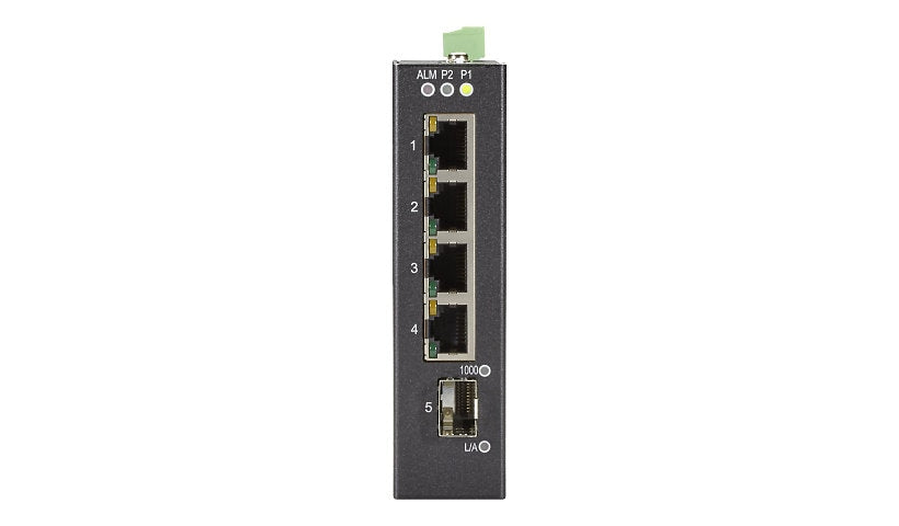 Black Box LIG401A INDRy II S 5-Port Industrial Switch, 4 x GbE + 1 SFP