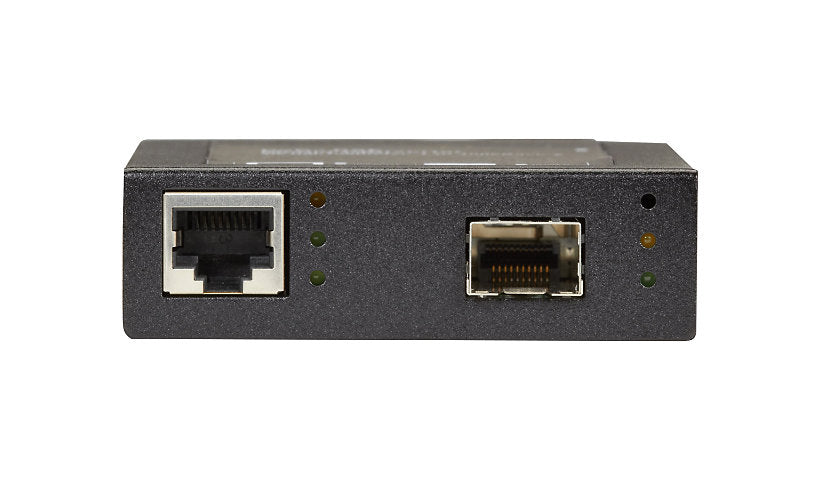 Black Box PoE+ PSE Gigabit Media Converter, RJ-45 to SFP Slot, 30W, LPS535A-SFP