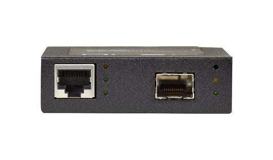 Black Box PoE+ PSE Gigabit Media Converter, RJ-45 to SFP Slot, 30W, LPS535A-SFP