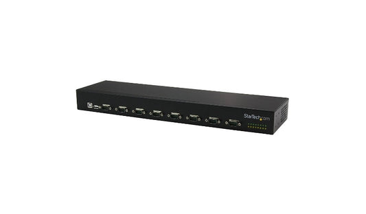 StarTech.com 8-Port USB to RS232 Serial Hub, Rack Mount, Daisy-Chain, FTDI, TAA
