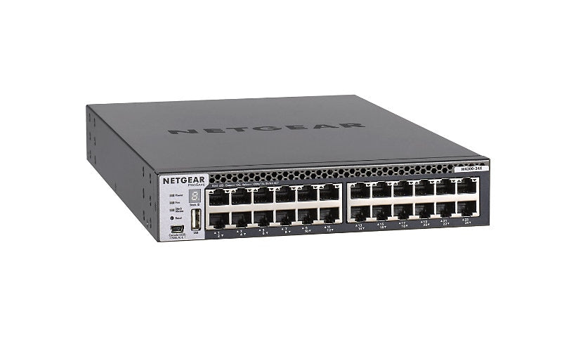 Netgear M4300 XSM4324CS 24-Port 10GBASE-T Stackable Switch, 4x SFP+