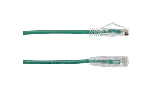 Black Box C6PC28-GN-10 Slim-Net Cat6 Patch Cable 10 ft 28 AWG Green