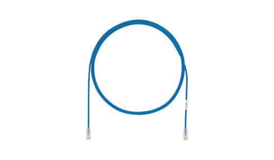 Panduit UTP28X1BU TX6A-28 Cat6A Small-Diameter UTP Patch Cable 1 ft Blue