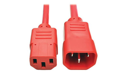 Tripp Lite P004-002-ARD C13 to C14 PDU Extension Power Cord 2 ft 10A 250V 18 AWG