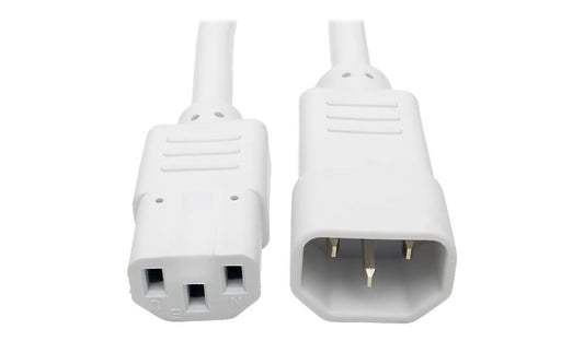 Tripp Lite P005-002-AWH C13 to C14 Heavy-Duty PDU Extension Power Cord 2 ft 15A