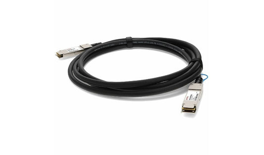 Proline Arista Networks CAB-Q-Q-100G-5M Compatible 5m (16.4ft) 100GBase-CU QSFP28 to QSFP28 Passive Twinax Direct Attach Copper Cable, TAA Compliant, CAB-Q-Q-100G-5M-PRO
