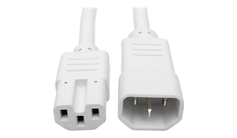 Tripp Lite P018-003-AWH C14 to C15 Heavy-Duty Power Cord 3 ft Lifetime Warranty