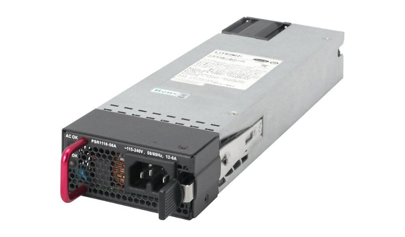 HPE X362 JG545A 1110W PoE+ Hot-Plug Power Supply for 5130/5500/5510