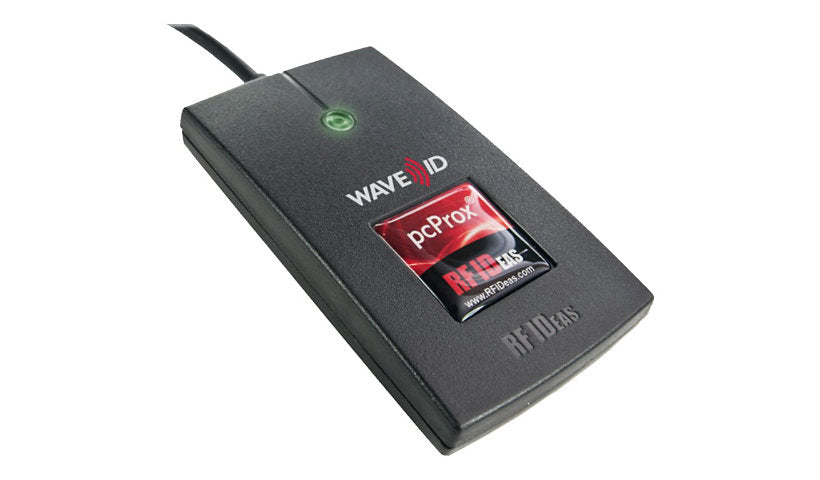 rf IDEAS WAVE ID Solo Keystroke Indala DSX 125 kHz USB Reader Black