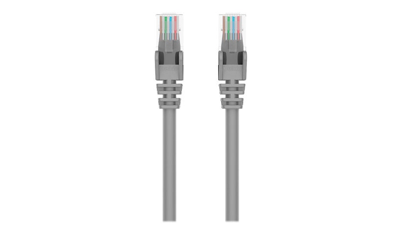 Belkin A3L980-15-S Cat6 Snagless UTP Ethernet Patch Cable 15 ft Gray