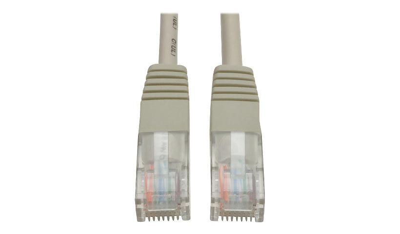 Tripp Lite N002-010-GY Cat5e Molded UTP Ethernet Patch Cable 10 ft Gray