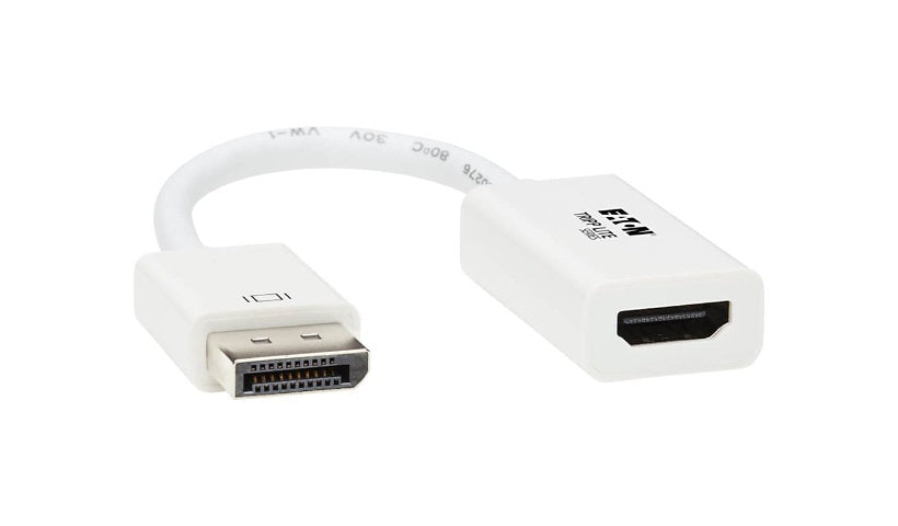 Tripp Lite Active DP 1.2 to HDMI Converter, 4K 60Hz, HDCP 2.2, M/F, 6 in