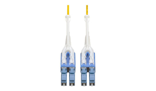 Tripp Lite (Eaton) N370-03M-T 3m (9.8ft) LC to LC Single Mode Duplex Fiber Patch Cable, Push/Pull Tabs, 9/125, PVC, OFNR, Yellow