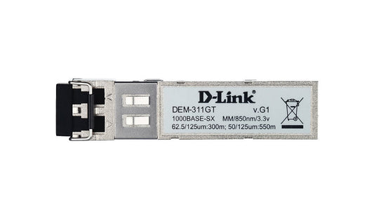 D-Link DEM-311GT 1000Base-SX SFP Transceiver, LC Multimode, 550m