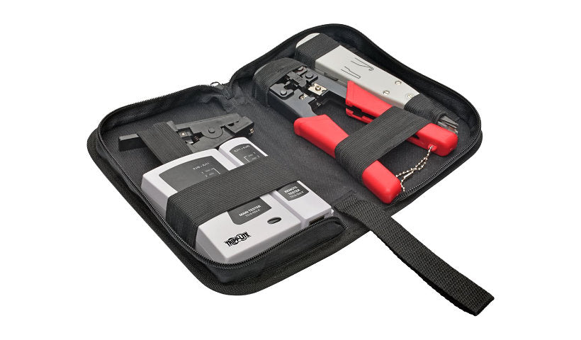 Tripp Lite T016-004-K 4 Piece Network Installer Tool Kit, RJ-11/12/45, Case