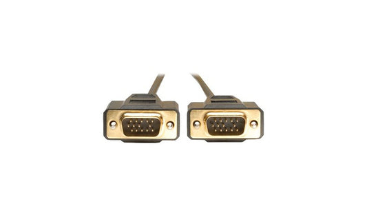 Tripp Lite VGA Monitor Replacement Cable, 640x480, HD15 M/M, Gold Plated, 6 ft