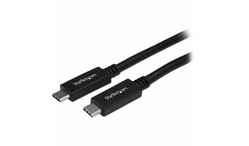 StarTech.com USB-C Cable, 5Gbps, 60W PD, 4K 60Hz Alt Mode, USB-IF, 2 m