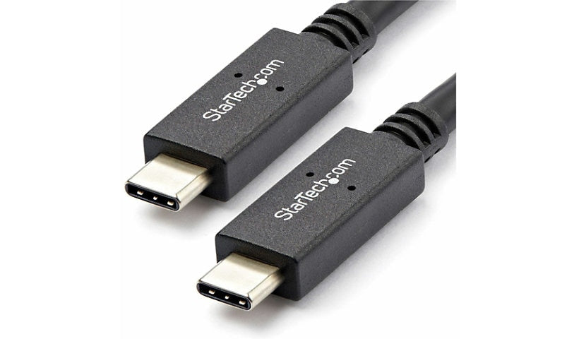 StarTech.com USB-C Cable, 10Gbps, 100W (5A) PD, USB-IF Certified, 1 m (3.3 ft)