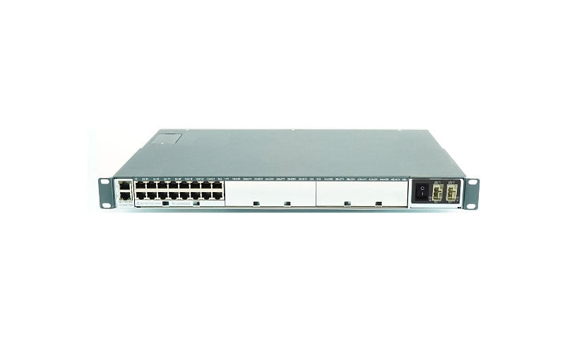 Lantronix SLC 8000 SLC80162401S 16 Port Console Manager, Dual DC Power, 1U