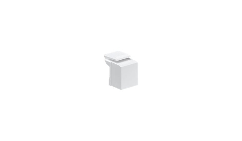 Leviton 41084-BW QuickPort Blank Modular Insert Pack of 10 White