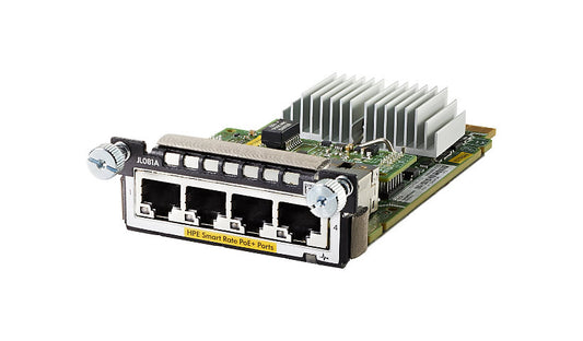 HPE Aruba JL081A 3810M / 2930M Smart Rate Module, 4x 10GBASE-T PoE+