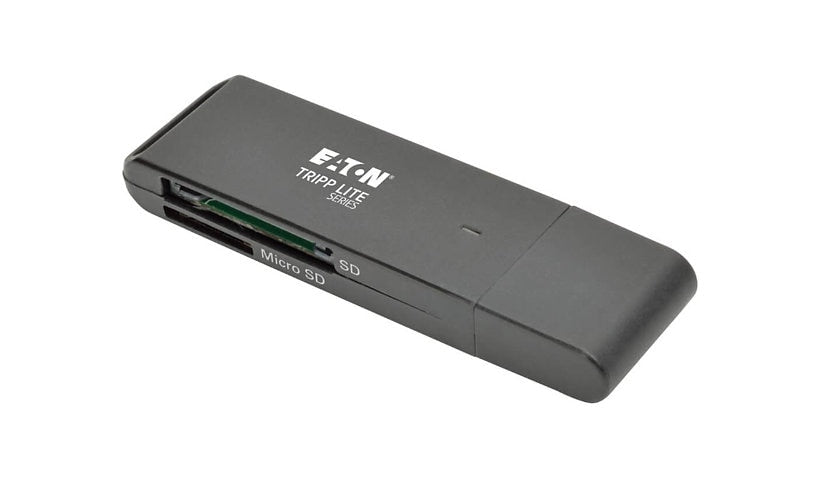 Tripp Lite USB 3.0 SD/microSD Memory Card Reader, 5Gbps, Compact