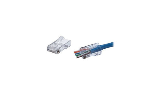 IDEAL 85-377 Feed-Thru Cat6 RJ45 Modular Plug 100 Pack
